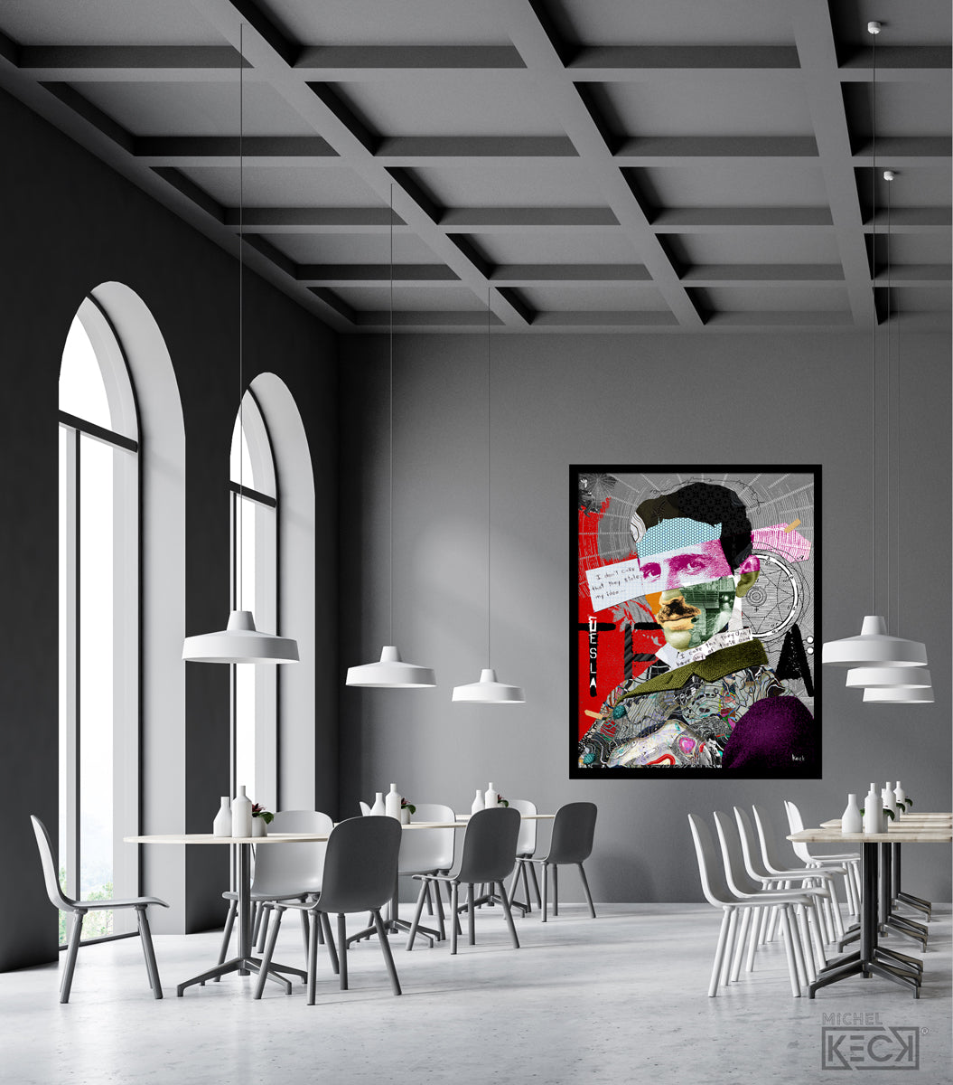 nikola tesla art
