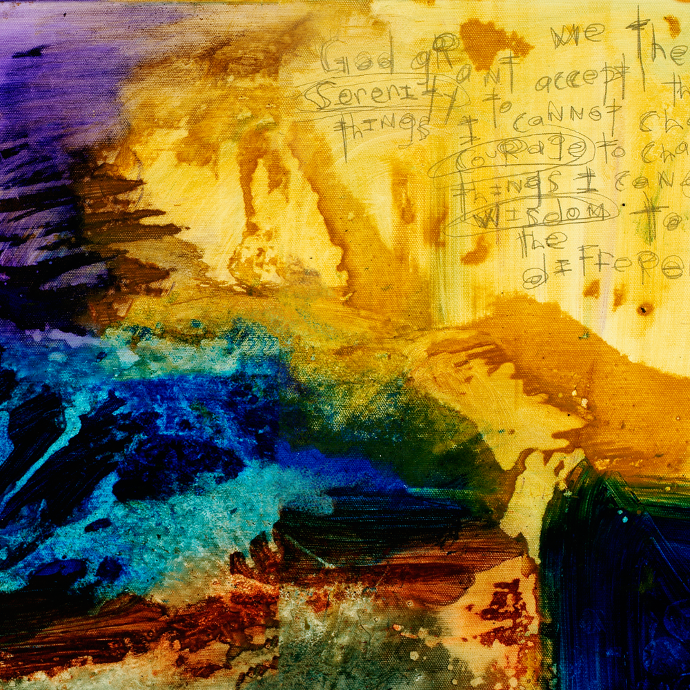 Large colorful abstract art prints