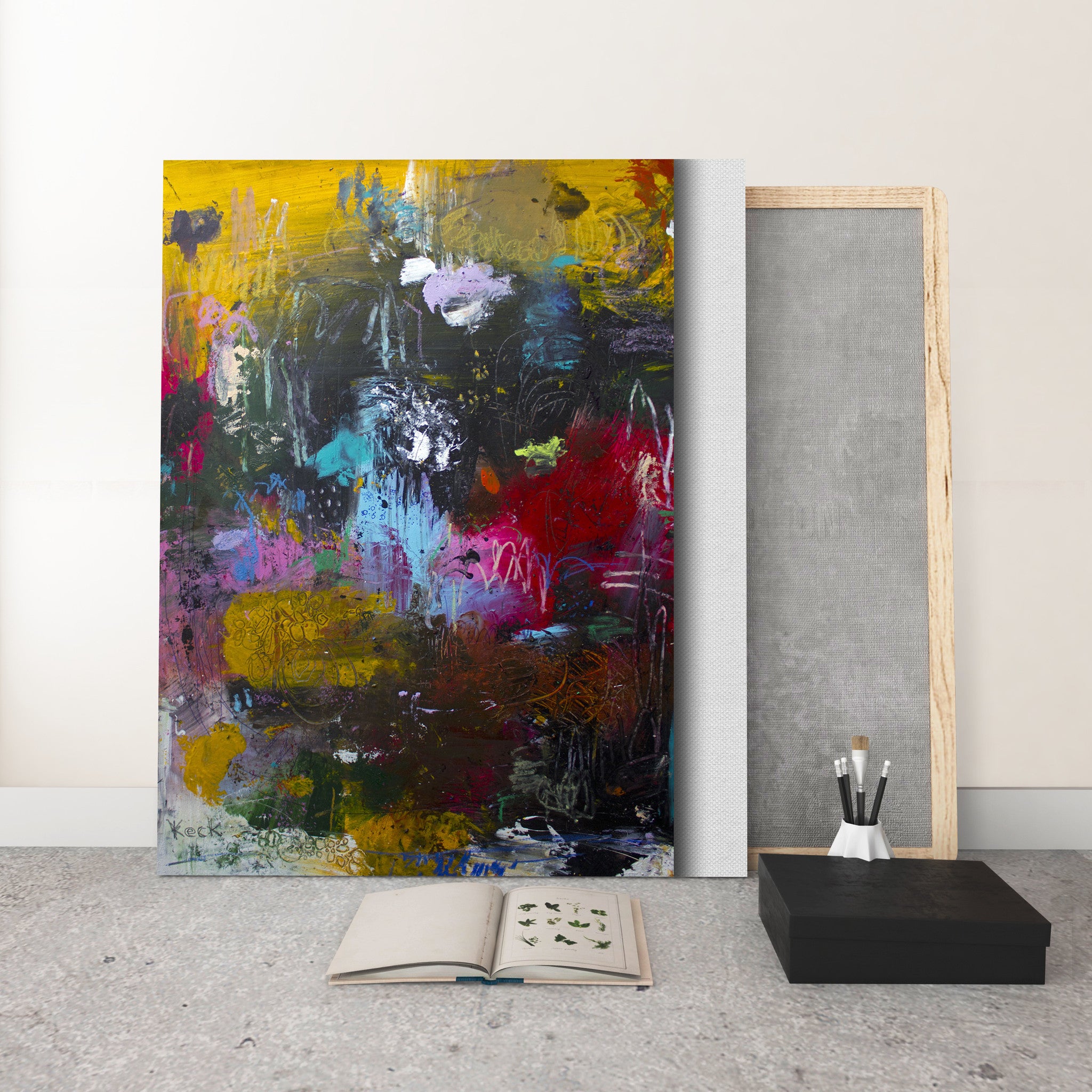 Vivid and bold, colorful art prints by Michel Keck