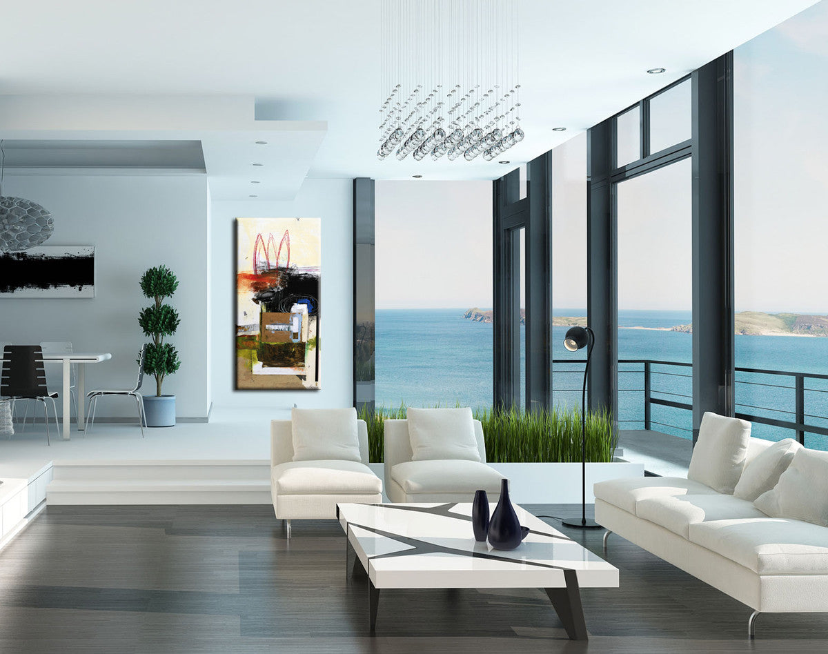 MIXED MEDIA ART Canvas Print of You and Whose Army